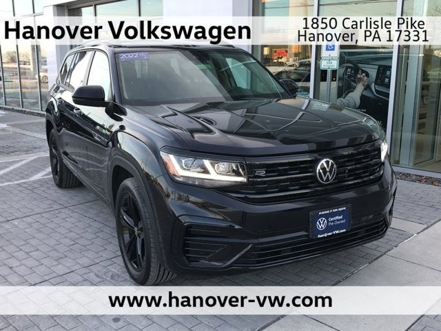 2022 Volkswagen Atlas 3.6L V6 SEL R-Line Black